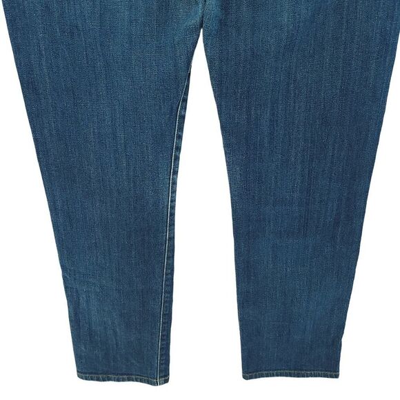 Uniqlo Blue Mid Rise Slim Boyfriend Jeans Size 27 Tapered - Picture 6 of 8